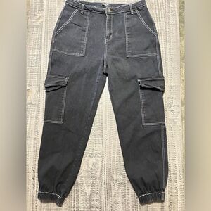 American Bazi Men's Dark Cargo Pants